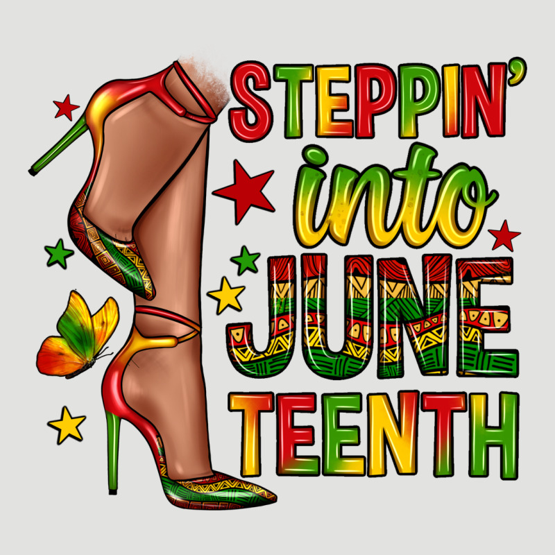 Steppin Into Juneteenth Classic Tee by Zillion Design Studio | Teevron