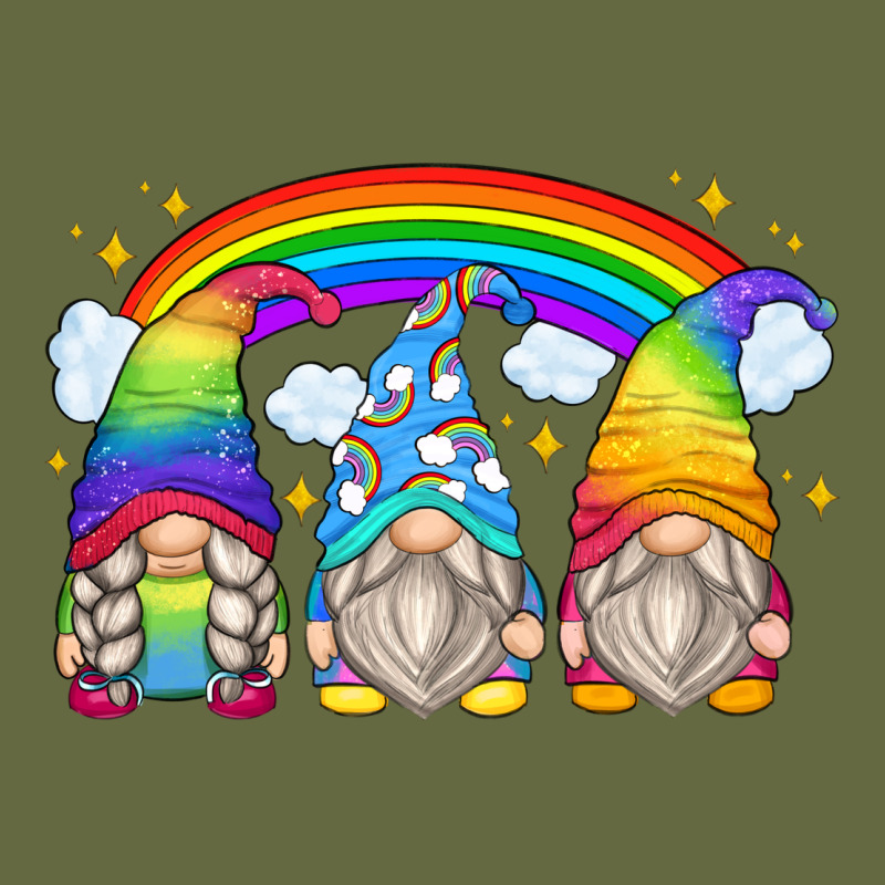 Rainbow Gnomes Long Sleeve Tee by Zillion Design Studio | Teevron