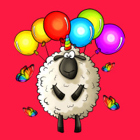 Rainbow Sheep Zipper Hoodie | Teevron