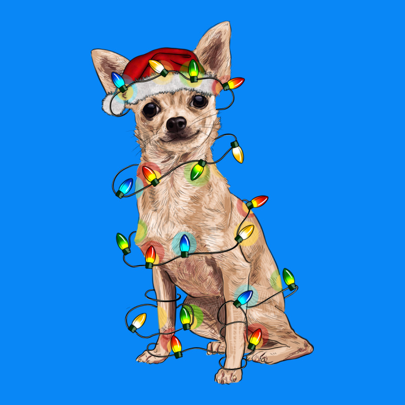 Chihuahua With Christmas Lights Zipper Hoodie by RanaPortraitStore | Teevron