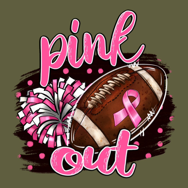 Pink Out Football Vintage Tee by BarkalooDesign | Teevron
