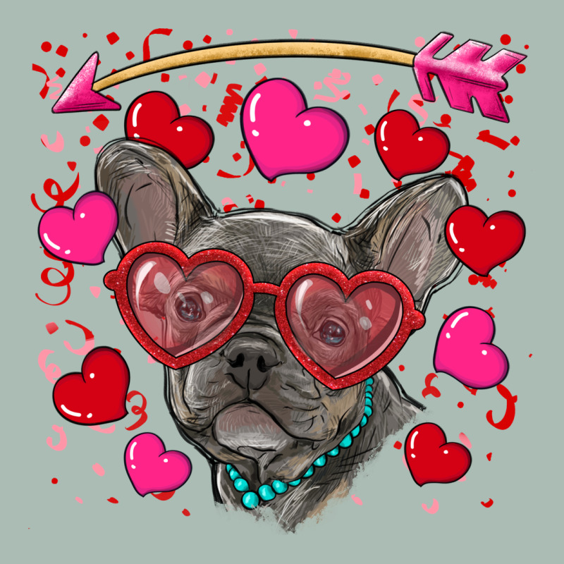 Valentine's Day French Bulldog Puppy Classic Tee by RanaPortraitStore | Teevron