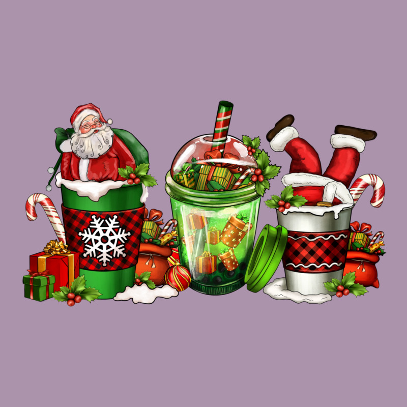 Coffee Cups With Santa Claus Heavyweight Hoodie by FaDigitalArtStudio | Teevron