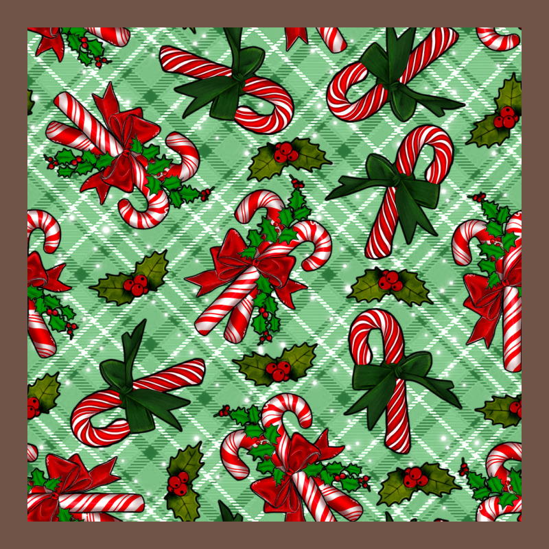 Christmas Candy Cane Seamless Pattern Premium Sweatshirt by BundleAndBundleShop | Teevron