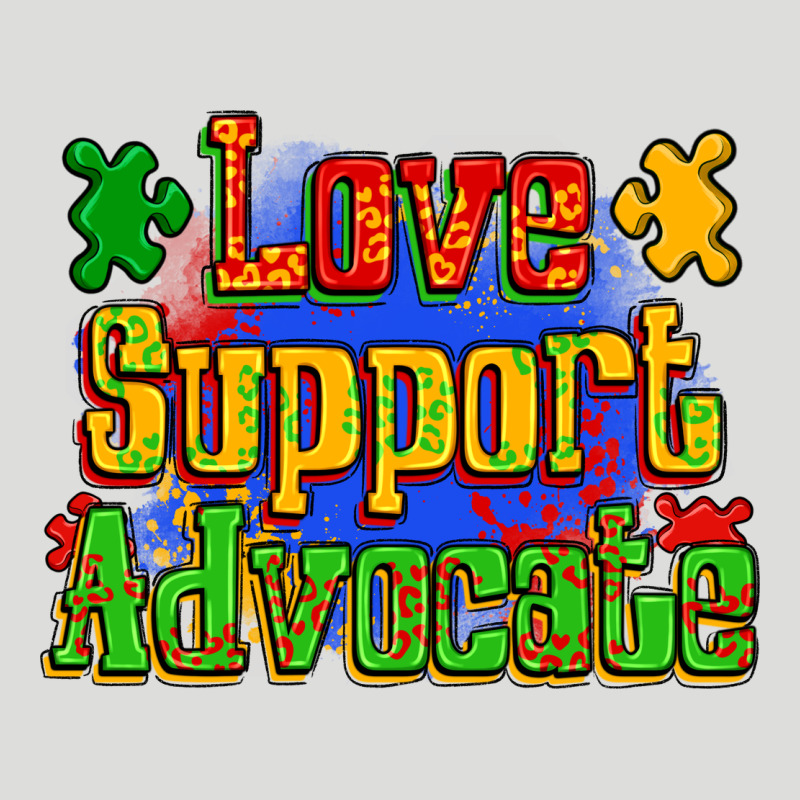 Love Support Advocate Zipper Hoodie by Zillion Design Studio | Teevron