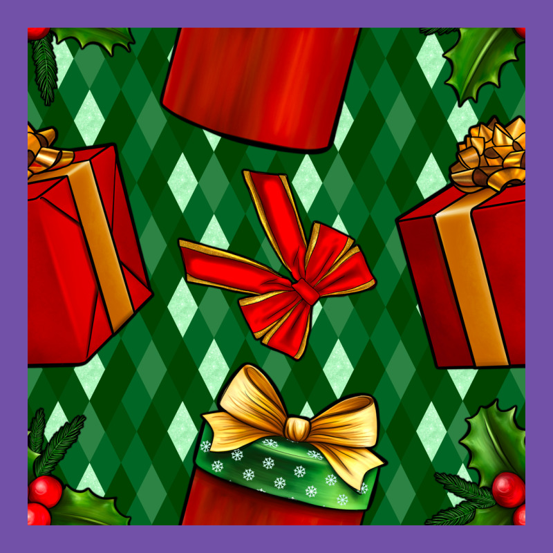 Christmas Surprise Gift Box Seamless Pattern Premium Sweatshirt by BundleAndBundleShop | Teevron