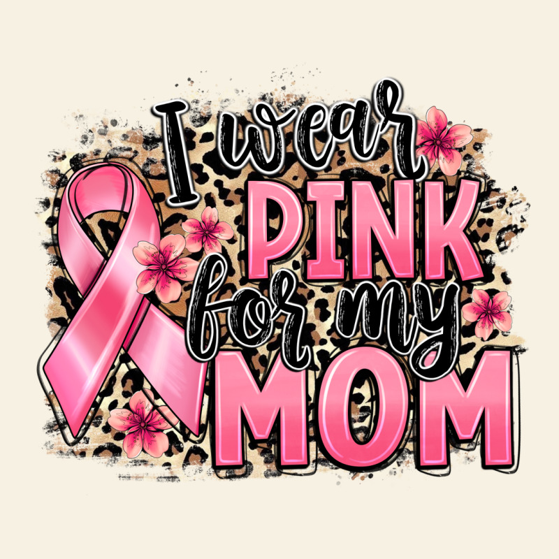 I Wear Pink For My Mom Vintage Tee by BarkalooDesign | Teevron
