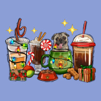Christmas Coffee Cups With Pug Long Sleeve Tee | Teevron
