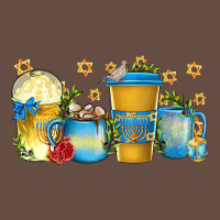 Hanukkah Coffee Cups Long Sleeve Tee | Teevron