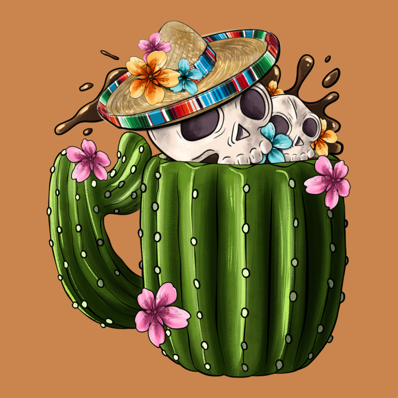 Day Of The Dead Mexican Cactus Heavyweight Hoodie by FaDigitalArtStudio | Teevron
