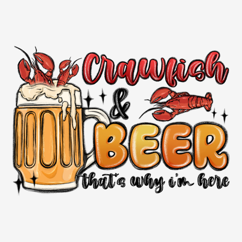 Crawfish And Beer That's Why I'm Here Urban Hoodie by MaliasSmallBusiness | Teevron