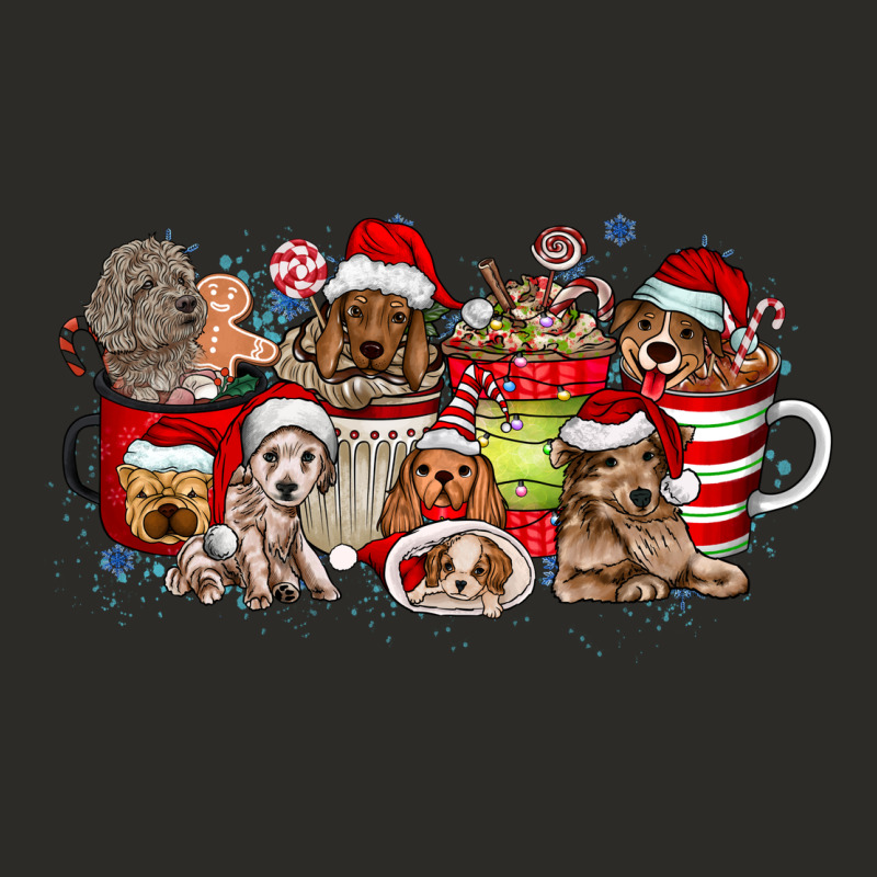 Christmas Dog Coffee Heavy Core Tee by CowhideDigitalArt | Teevron