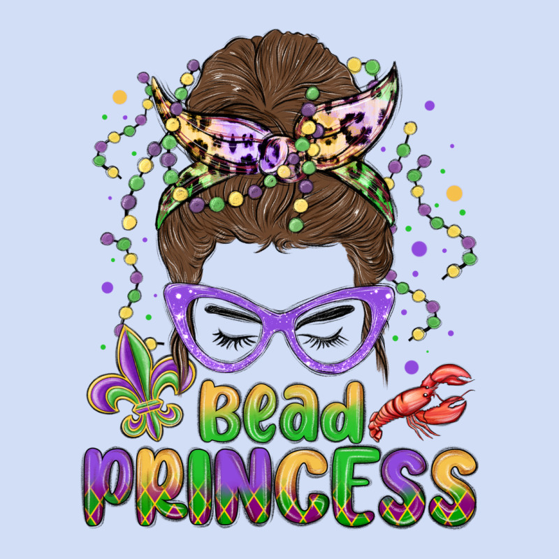 Bead Princess Messy Bun Mardi Gras Urban Hoodie by MaliasSmallBusiness | Teevron