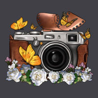 Floral Butterfly Film Roll Vintage Camera Heavyweight Hoodie | Teevron