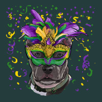 Mardi Gras  Mask Pitbull Classic Tee | Teevron