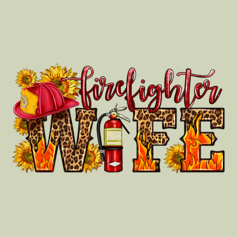 Firefighter Wife With Hat Sunflowers Heavyweight Hoodie by HRA Design Shop | Teevron