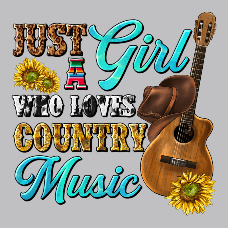 Just A Girl Who Loves Country Music Long Sleeve Tee by texasbilliewilder | Teevron