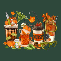 Fall Nurse Coffee Cups Zipper Hoodie | Teevron