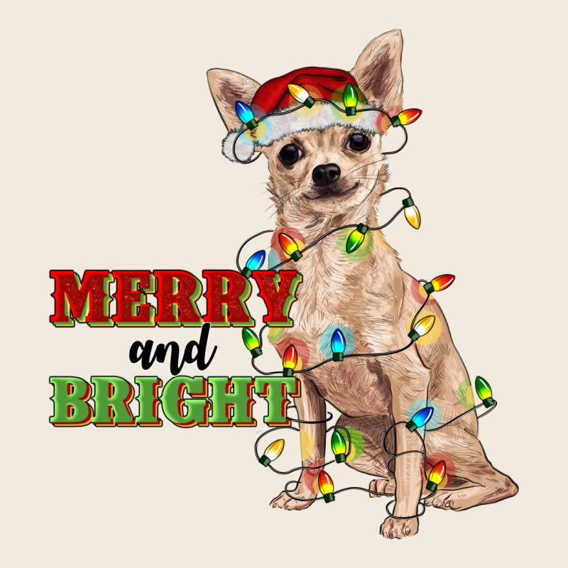 Merry And Bright Chihuahua Zipper Hoodie by RanaPortraitStore | Teevron