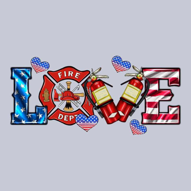Firefighter Love Heavyweight Hoodie by HRA Design Shop | Teevron