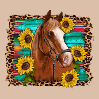 Horse Sunflowers Turquoise Wooden Serape Leopard Urban Heavy Tee | Teevron