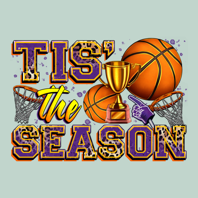 Tis' The Season Basketball Zipper Hoodie by Zillion Design Studio | Teevron
