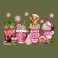 Pink Christmas Coffee Cups Long Sleeve Tee | Teevron