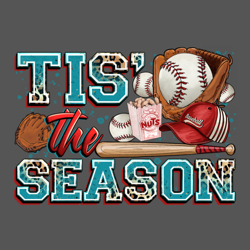 Tis' The Season Baseball Zipper Hoodie by Zillion Design Studio | Teevron