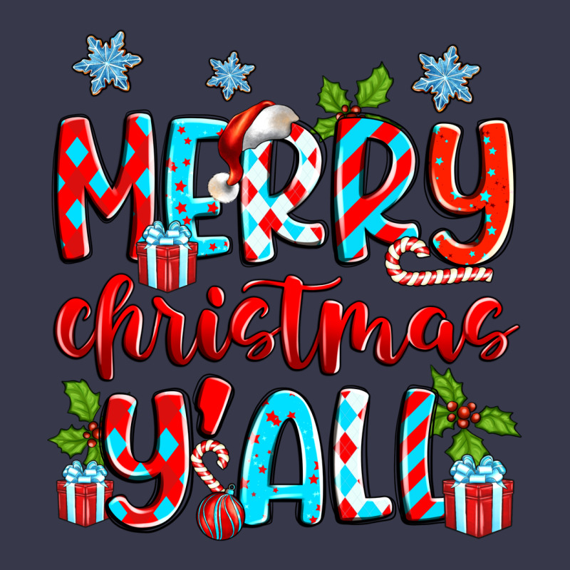Merry Christmas Y'all Long Sleeve Tee by Zillion Design Studio | Teevron