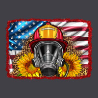 Firefighter Air Mask And Sunflower Heavyweight Hoodie | Teevron