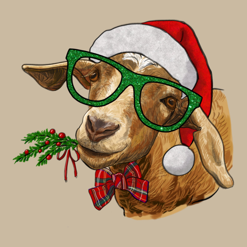 Christmas Glasses Goat Long Sleeve Tee by RanaPortraitStore | Teevron