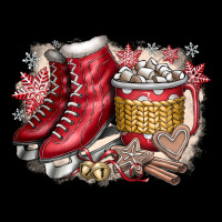Christmas Ice Skating Heavy Core Tee | Teevron