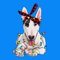 Bull Terrier With Christmas Lights Zipper Hoodie | Teevron