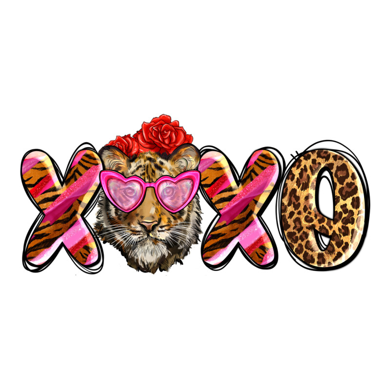 Xoxo Tiger Olivia Heavyweight Hoodie by OliviaCreatesArt | Teevron