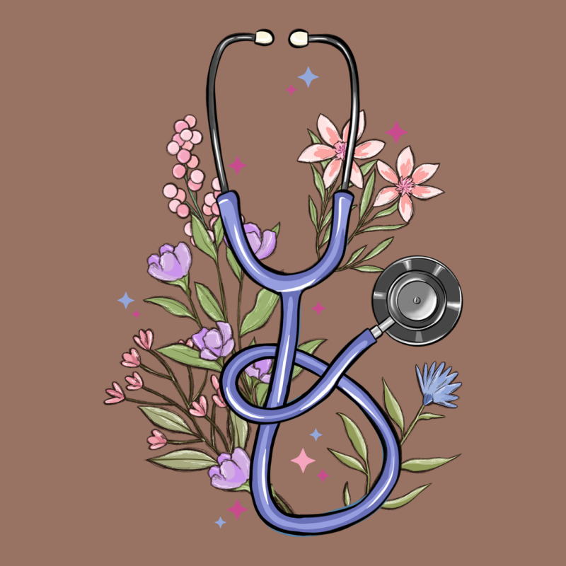 Floral Stethoscope Premium Hoodie by MaliasSmallBusiness | Teevron