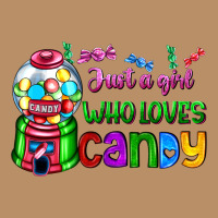 Just A Girl Who Loves Candy Vintage Hoodie | Teevron