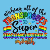 Wishing All Of The Transphobes Uncomfortable Month Premium Sweatshirt | Teevron