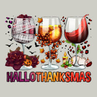 Hallothanksmas Halloween Thanksgiving  Christmas Wine Heavyweight Hoodie | Teevron