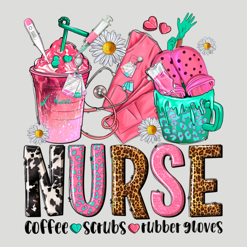 Nurse Coffee Scrubs Rubber Gloves Zipper Hoodie by texasbilliewilder | Teevron