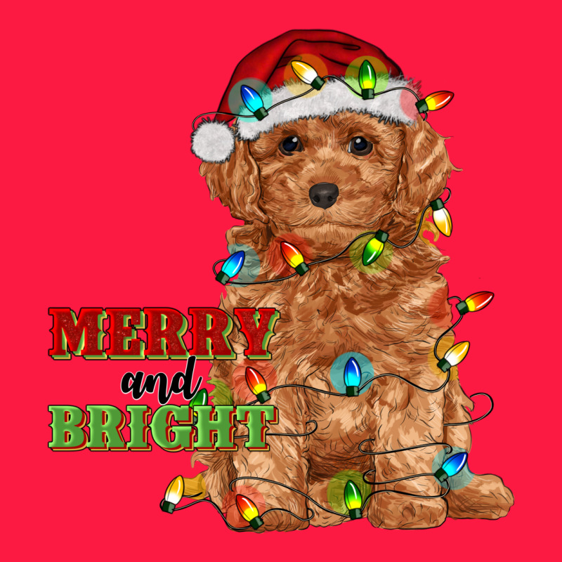 Merry And Bright Toy Poodle Zipper Hoodie by RanaPortraitStore | Teevron
