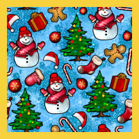Christmas Trees And Snow Seamless Pattern Premium Sweatshirt | Teevron