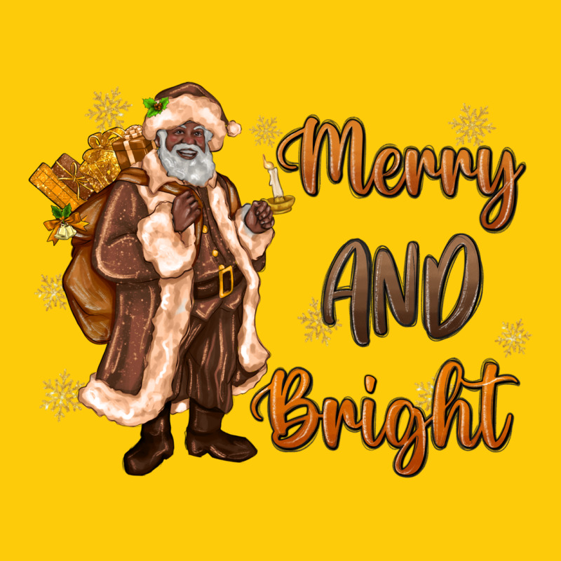 Merry And Bright Black Santa Premium Hoodie by MaliasSmallBusiness | Teevron