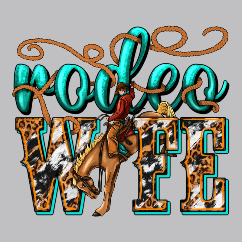 Rodeo Wife Western Long Sleeve Tee by texasbilliewilder | Teevron