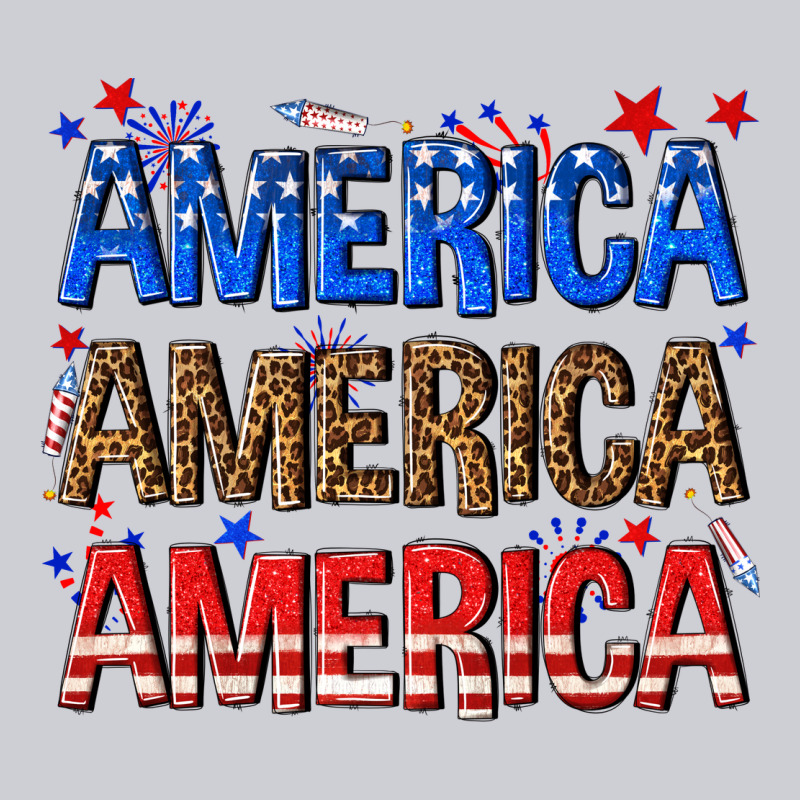 America America America Fourth Of July Classic Tee by texasbilliewilder | Teevron