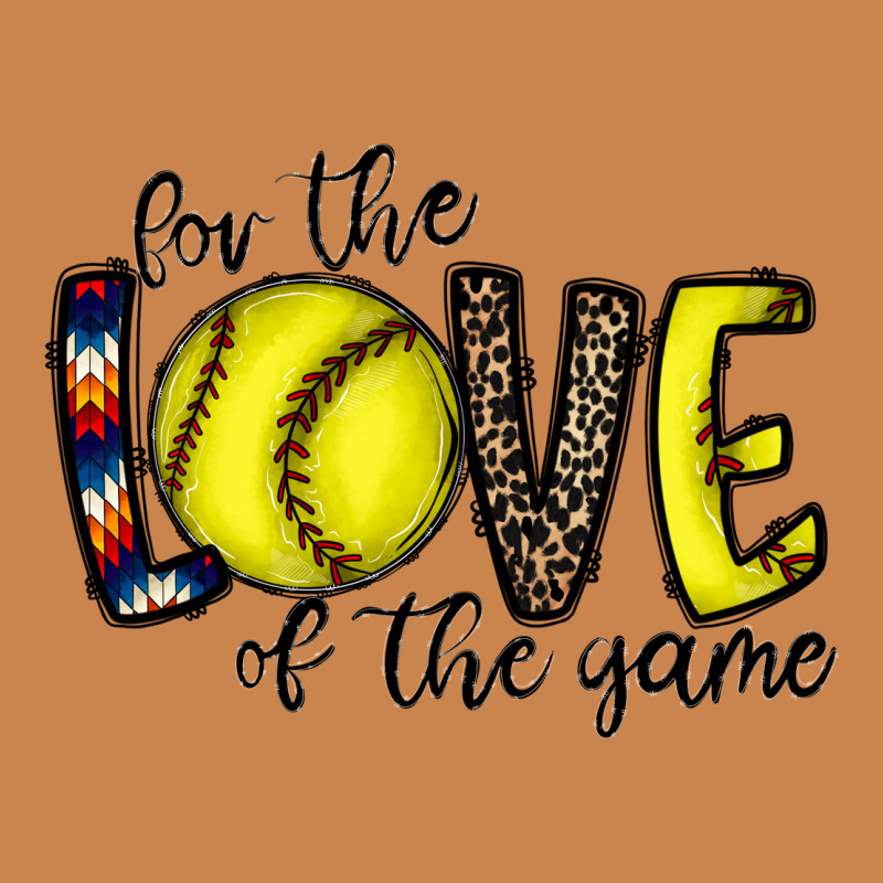 For The Love Of The Game Softball Heavyweight Hoodie by CowhideDigitalArt | Teevron