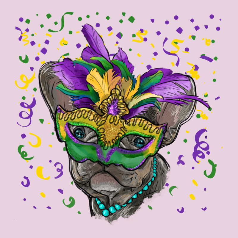 Mardi Gras Mask French Bulldog Classic Tee by RanaPortraitStore | Teevron