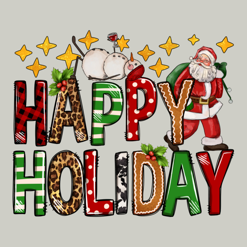 Happy Holiday Christmas Heavyweight Hoodie by FaDigitalArtStudio | Teevron