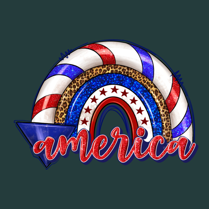 America Rainbow Classic Tee by texasbilliewilder | Teevron