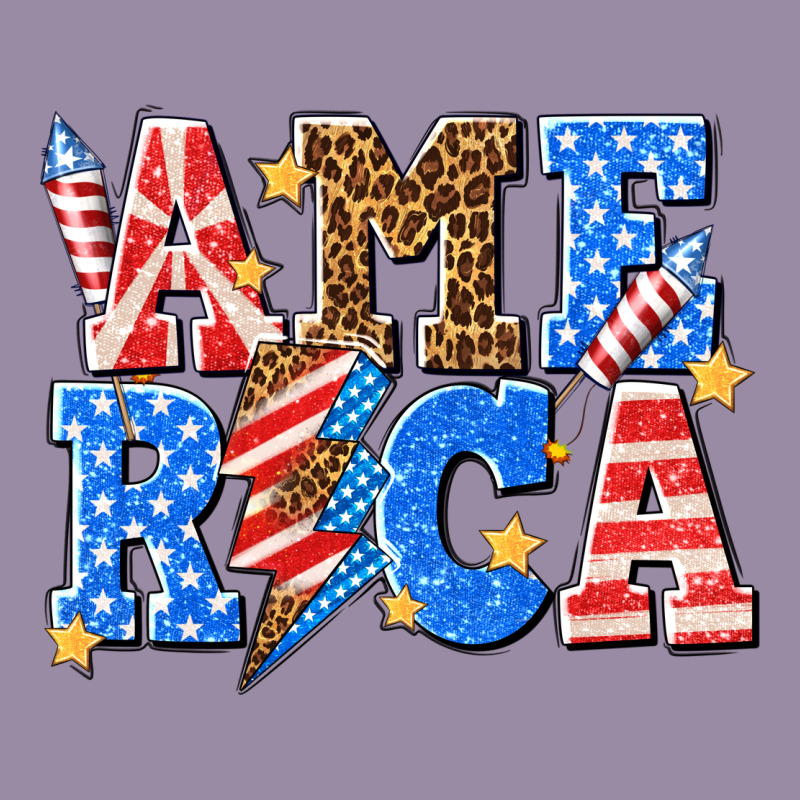 America With Lightning Bolt Classic Tee by texasbilliewilder | Teevron