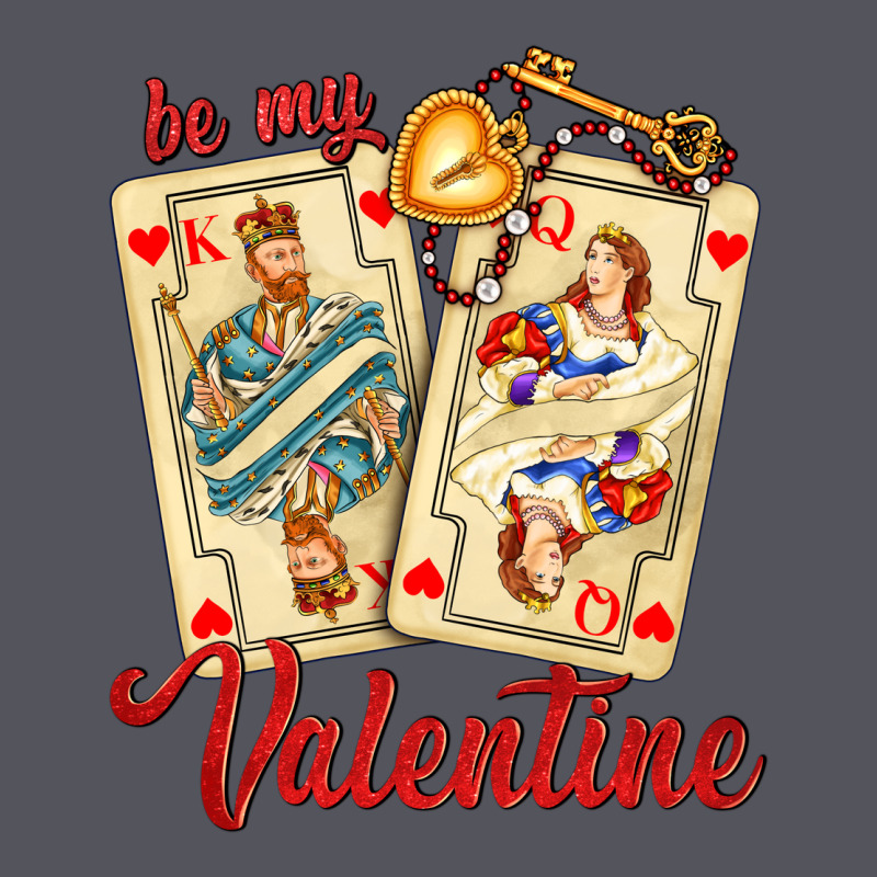 Be My Valentine With Playing Cards And Key Vintage Hoodie by AdoDesignShop | Teevron